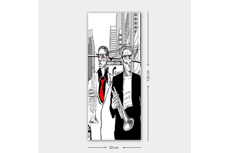 Canvastavla DKY People Flerfärgad - 50x120 cm - Inredning - Tavlor & posters - Canvastavla