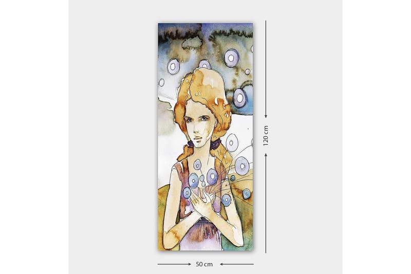 Canvastavla DKY People Flerfärgad - 50x120 cm - Inredning - Tavlor & posters - Canvastavla