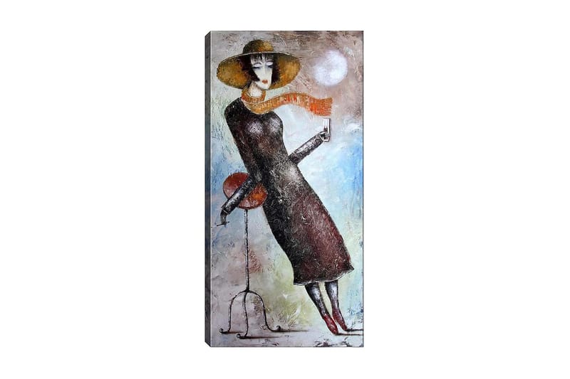 Canvastavla DKY People Flerfärgad - 50x120 cm - Inredning - Tavlor & posters - Canvastavla