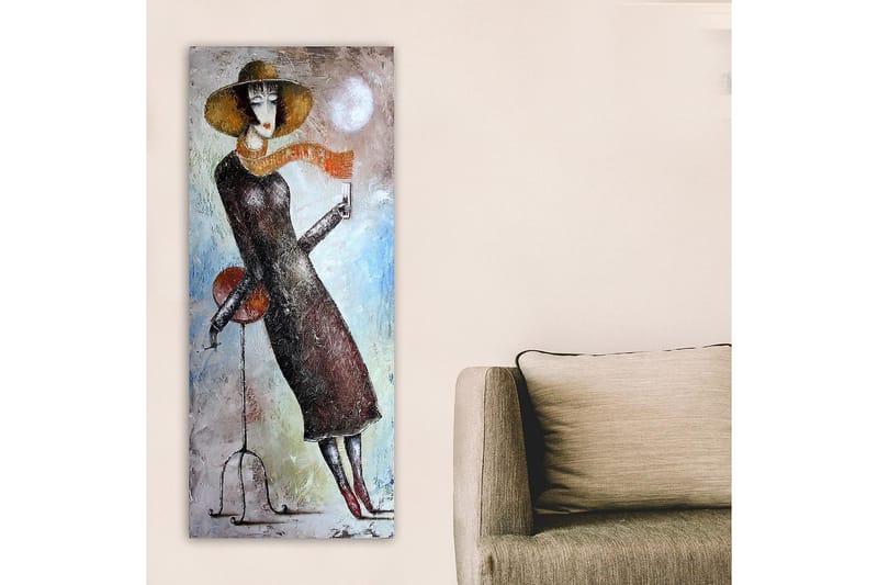 Canvastavla DKY People Flerfärgad - 50x120 cm - Inredning - Tavlor & posters - Canvastavla