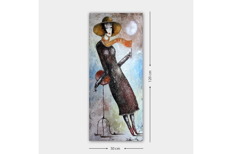 Canvastavla DKY People Flerfärgad - 50x120 cm - Inredning - Tavlor & posters - Canvastavla
