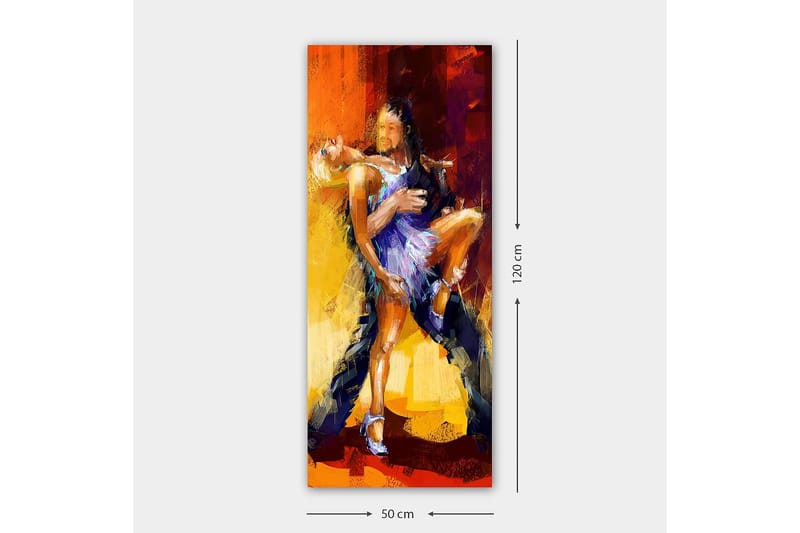 Canvastavla DKY People Flerfärgad - 50x120 cm - Inredning - Tavlor & posters - Canvastavla