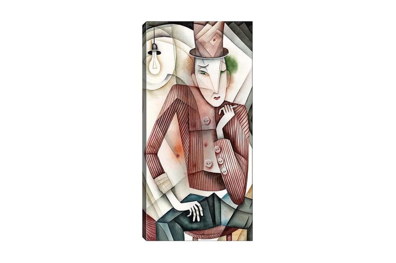 Canvastavla DKY People Flerfärgad - 50x120 cm - Inredning - Tavlor & posters - Canvastavla