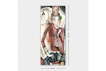 Canvastavla DKY People Flerfärgad - 50x120 cm - Inredning - Tavlor & posters - Canvastavla