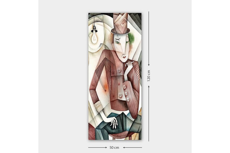 Canvastavla DKY People Flerfärgad - 50x120 cm - Inredning - Tavlor & posters - Canvastavla