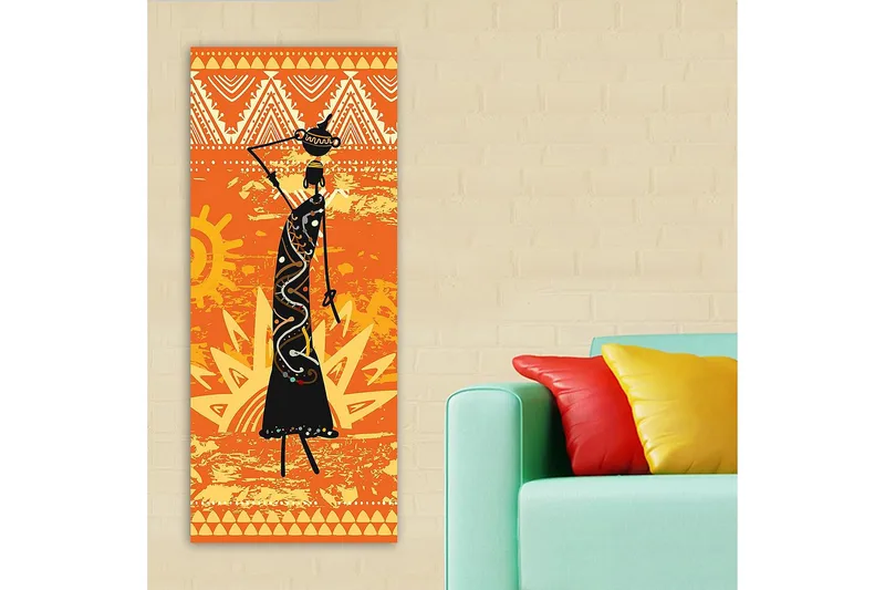 Canvastavla DKY People Flerfärgad - 50x120 cm - Inredning - Tavlor & posters - Canvastavla