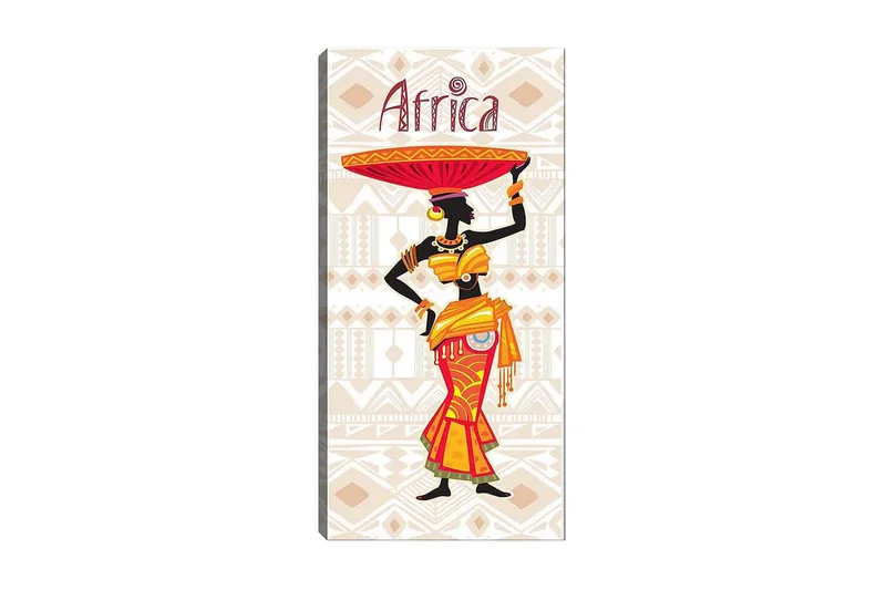 Canvastavla DKY People Flerfärgad, 50x120 cm