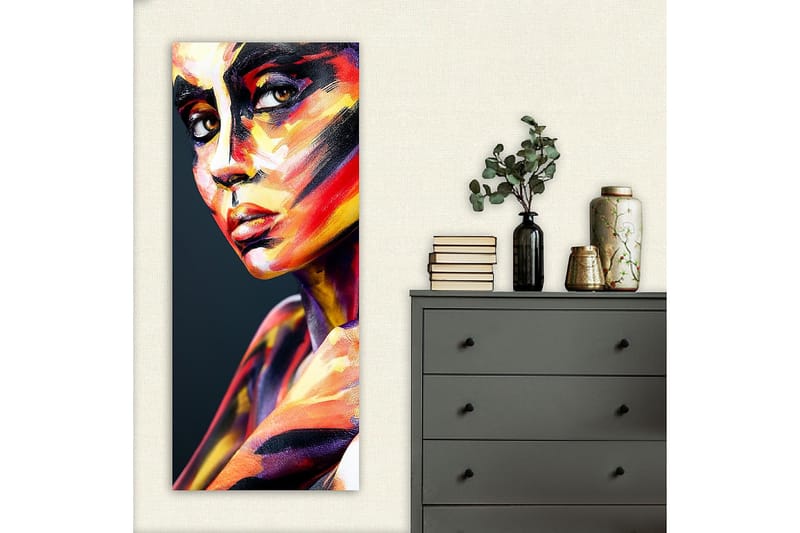 Canvastavla DKY People Flerfärgad - 50x120 cm - Inredning - Tavlor & posters - Canvastavla