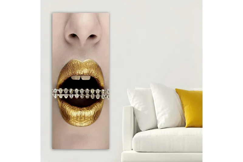 Canvastavla DKY People Flerfärgad - 50x120 cm - Inredning - Tavlor & posters - Canvastavla