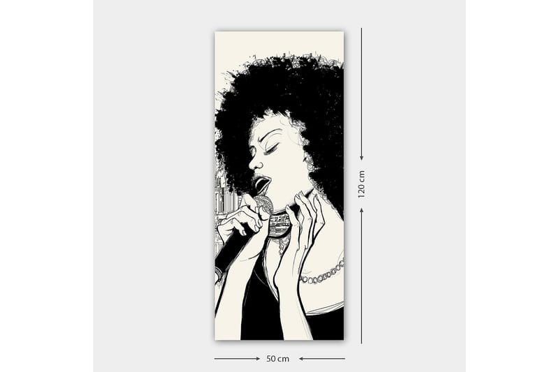 Canvastavla DKY People Flerfärgad - 50x120 cm - Inredning - Tavlor & posters - Canvastavla