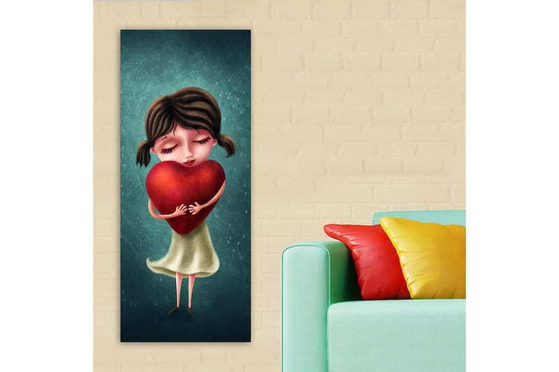 Canvastavla DKY People Flerfärgad - 50x120 cm - Inredning - Tavlor & posters - Canvastavla