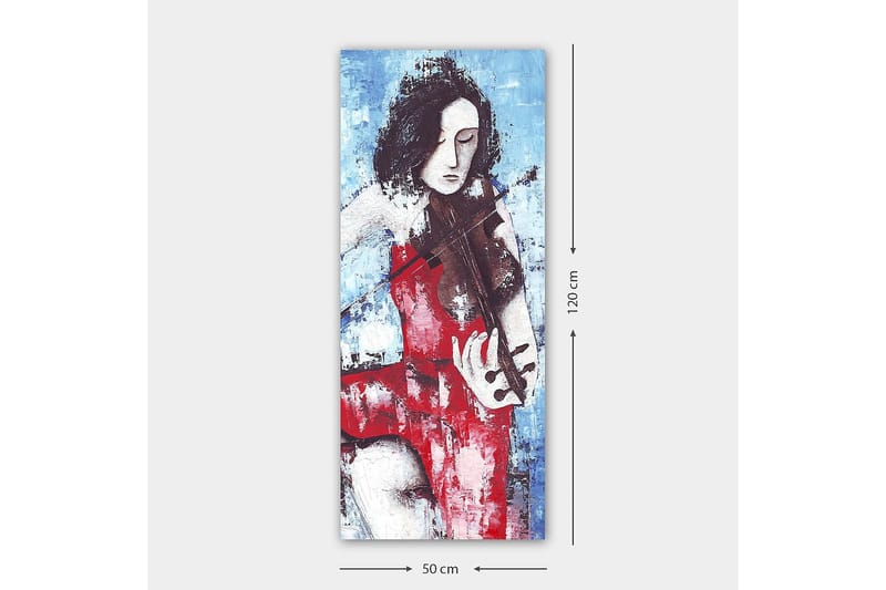 Canvastavla DKY People Flerfärgad - 50x120 cm - Inredning - Tavlor & posters - Canvastavla