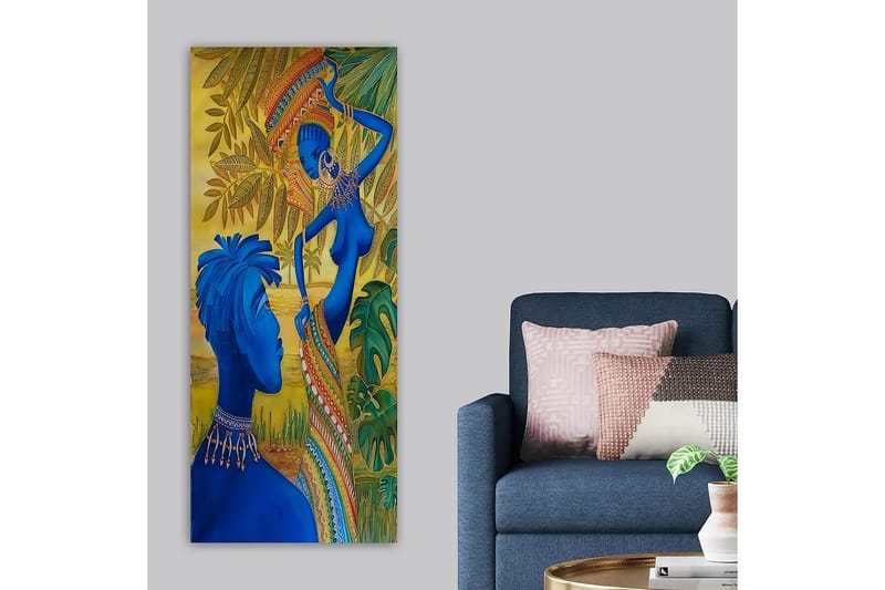 Canvastavla DKY People Flerfärgad - 50x120 cm - Inredning - Tavlor & posters - Canvastavla