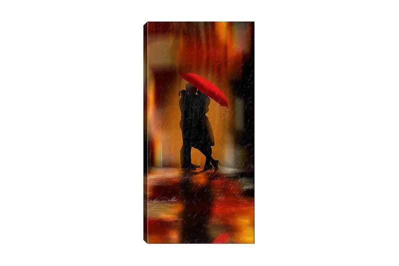 Canvastavla DKY People Flerfärgad, 50x120 cm