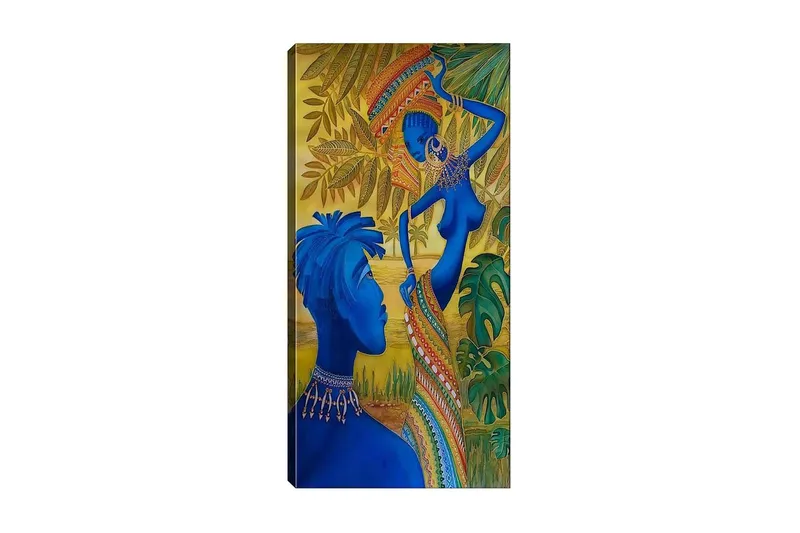 Canvastavla DKY People Flerfärgad - 50x120 cm - Inredning - Tavlor & posters - Canvastavla