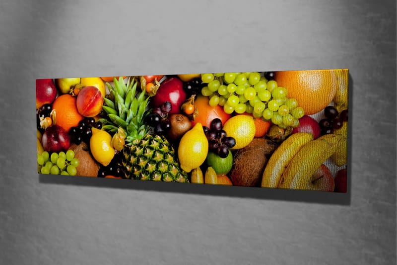 Canvastavla Exotiska frukter - Flerfärgad - Inredning - Tavlor & posters - Canvastavla
