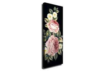 Canvastavla - Färgrik bukett av rosor och blommor - Rosa / Grön / Vit - Inredning - Tavlor & posters - Canvastavla