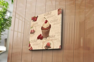 Canvastavla Flerfärgad - 45x45 cm - Inredning - Tavlor & posters - Canvastavla