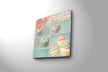 Canvastavla Flerfärgad - 45x45 cm - Inredning - Tavlor & posters - Canvastavla