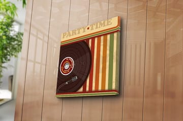 Canvastavla Flerfärgad - 45x45 cm - Inredning - Tavlor & posters - Canvastavla