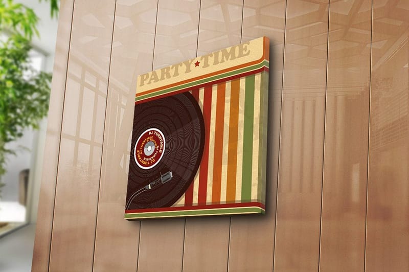 Canvastavla Flerfärgad - 45x45 cm - Inredning - Tavlor & posters - Canvastavla