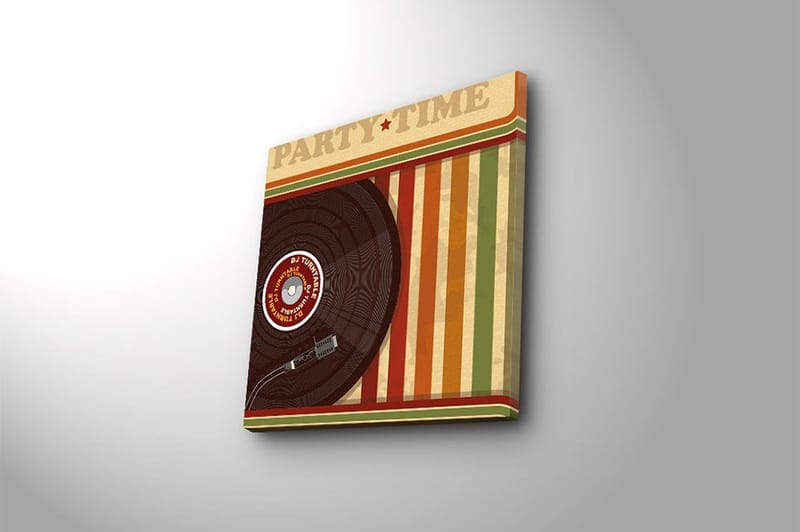 Canvastavla Flerfärgad - 45x45 cm - Inredning - Tavlor & posters - Canvastavla