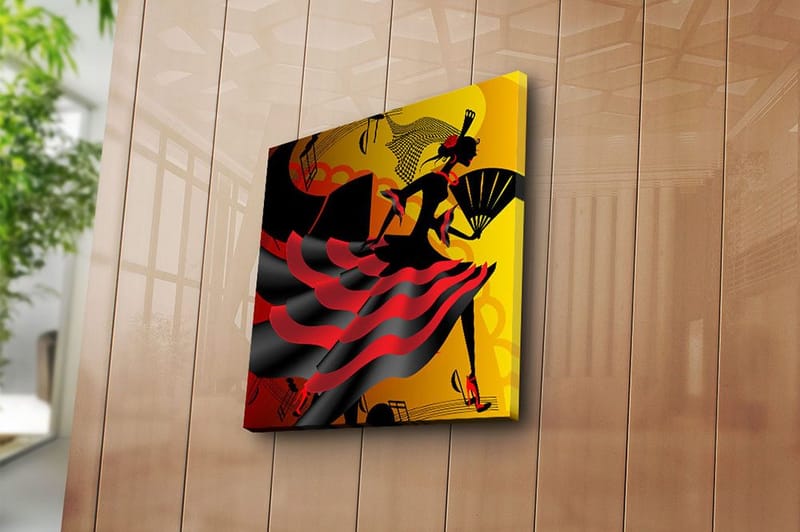 Canvastavla Flerfärgad - 45x45 cm - Inredning - Tavlor & posters - Canvastavla