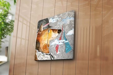 Canvastavla Flerfärgad - 45x45 cm - Inredning - Tavlor & posters - Canvastavla