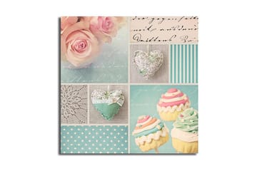 Canvastavla Flerfärgad - 45x45 cm - Inredning - Tavlor & posters - Canvastavla