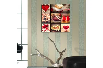 Canvastavla Flerfärgad - 45x45 cm - Inredning - Tavlor & posters - Canvastavla