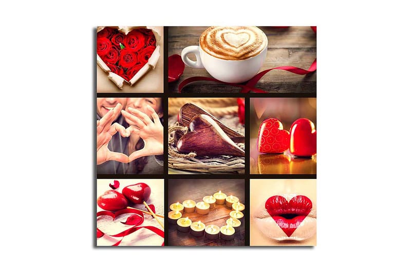 Canvastavla Flerfärgad, 45x45 cm