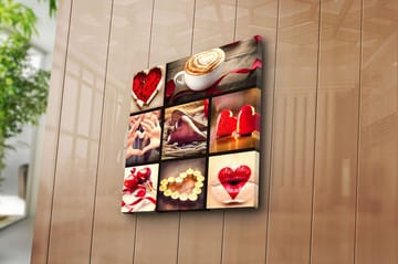 Canvastavla Flerfärgad - 45x45 cm - Inredning - Tavlor & posters - Canvastavla