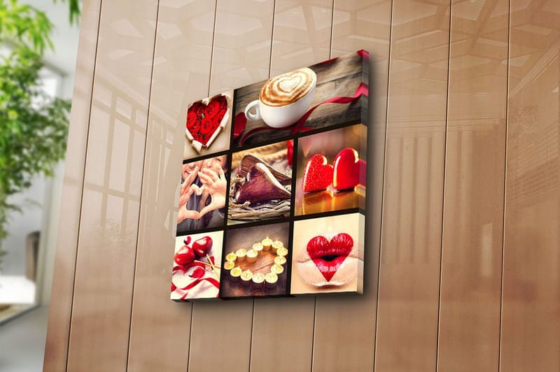 Canvastavla Flerfärgad - 45x45 cm - Inredning - Tavlor & posters - Canvastavla