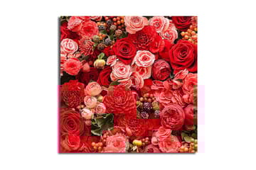 Canvastavla Flerfärgad - 45x45 cm - Inredning - Tavlor & posters - Canvastavla