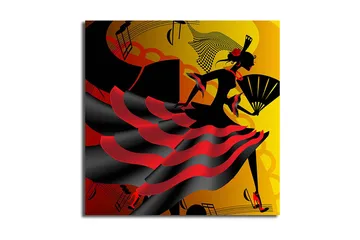 Canvastavla Flerfärgad - 45x45 cm - Inredning - Tavlor & posters - Canvastavla