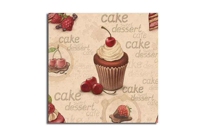 Canvastavla Flerfärgad, 45x45 cm