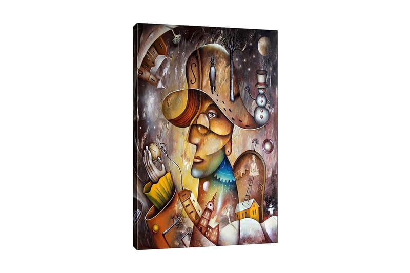 Canvastavla Flerfärgad - 50x70 cm - Inredning - Tavlor & posters - Canvastavla