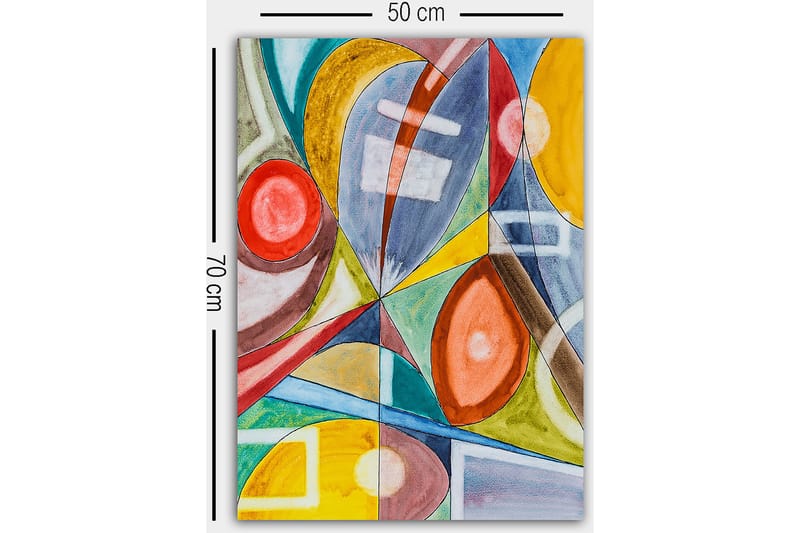 Canvastavla Flerfärgad - 50x70 cm - Inredning - Tavlor & posters - Canvastavla