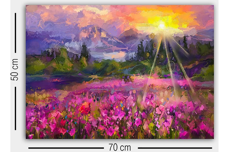 Canvastavla Flerfärgad - 50x70 cm - Inredning - Tavlor & posters - Canvastavla