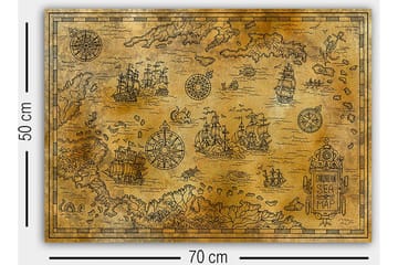 Canvastavla Flerfärgad - 50x70 cm - Inredning - Tavlor & posters - Canvastavla