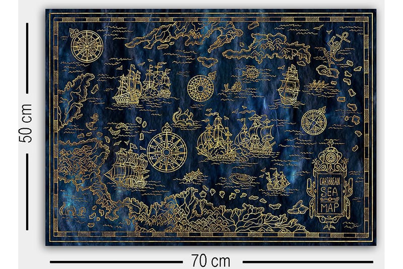 Canvastavla Flerfärgad - 50x70 cm - Inredning - Tavlor & posters - Canvastavla