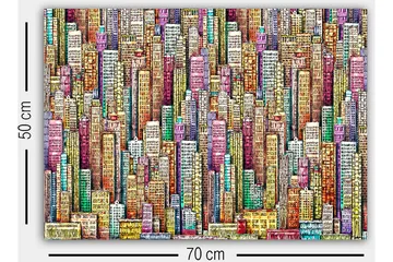 Canvastavla Flerfärgad - 50x70 cm - Inredning - Tavlor & posters - Canvastavla