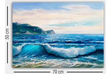 Canvastavla Flerfärgad - 50x70 cm - Inredning - Tavlor & posters - Canvastavla