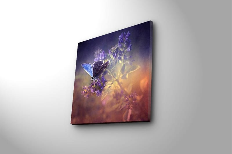 Canvastavla Floral Flerfärgad - 45x45 cm - Inredning - Tavlor & posters - Canvastavla