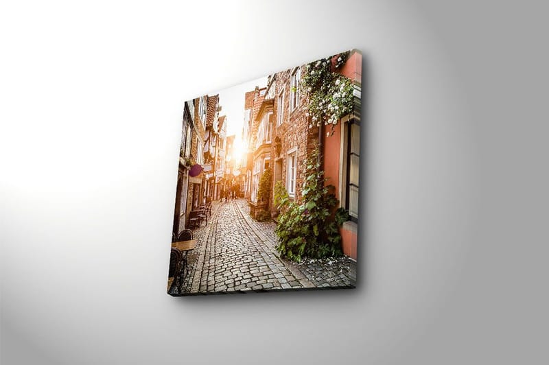 Canvastavla Floral Flerfärgad - 45x45 cm - Inredning - Tavlor & posters - Canvastavla