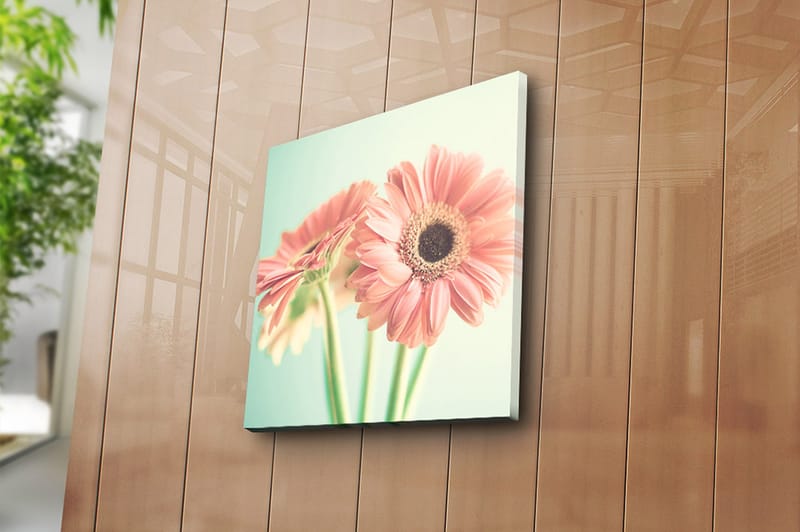 Canvastavla Floral Flerfärgad - 45x45 cm - Inredning - Tavlor & posters - Canvastavla