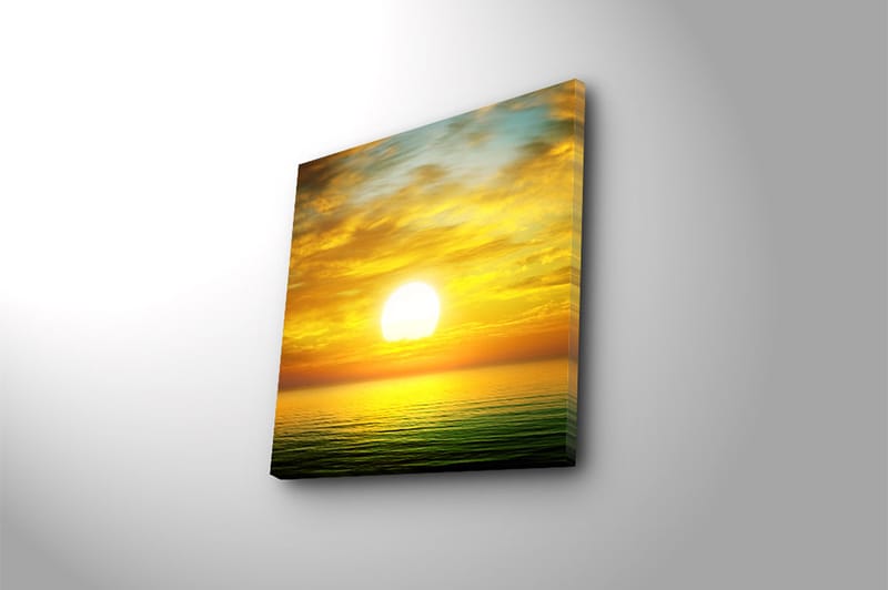 Canvastavla Floral Flerfärgad - 45x45 cm - Inredning - Tavlor & posters - Canvastavla