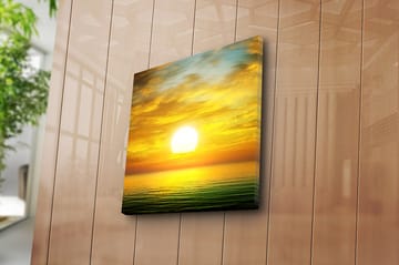 Canvastavla Floral Flerfärgad - 45x45 cm - Inredning - Tavlor & posters - Canvastavla