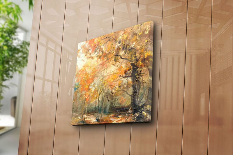 Canvastavla Floral Flerfärgad - 45x45 cm - Inredning - Tavlor & posters - Canvastavla