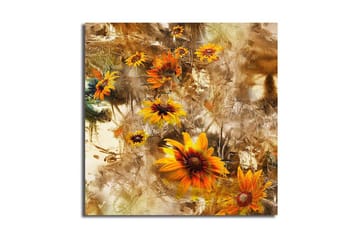Canvastavla Floral Flerfärgad - 45x45 cm - Inredning - Tavlor & posters - Canvastavla
